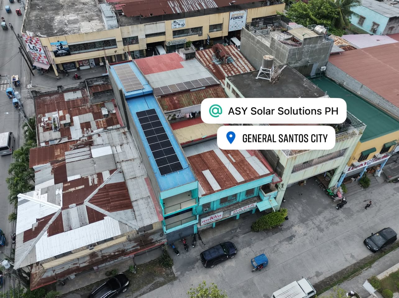 Rooftop solar installation in General Santos City